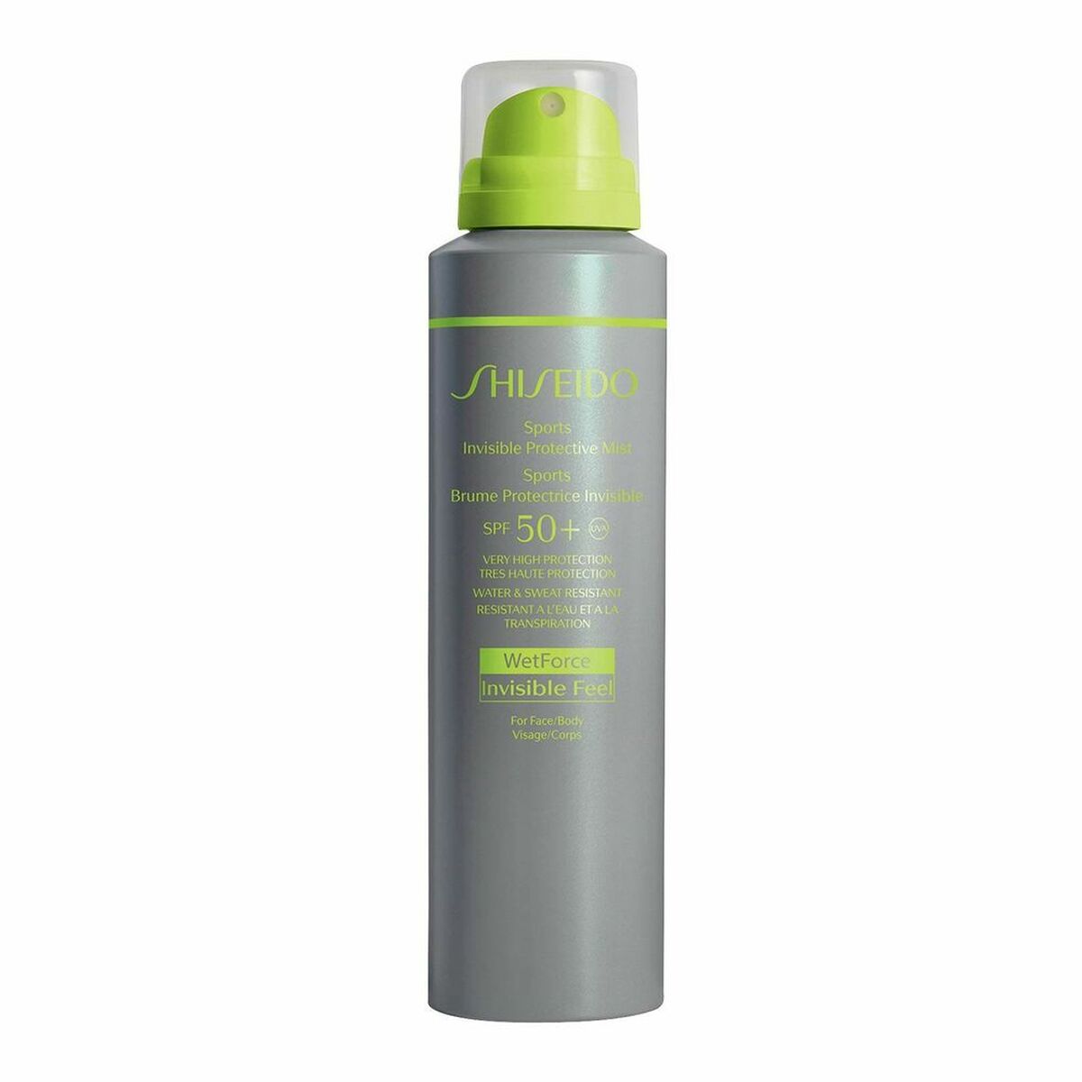 Spray Protettore Solare Sportivo Invisibile Shiseido SPF 50+ (150 ml)