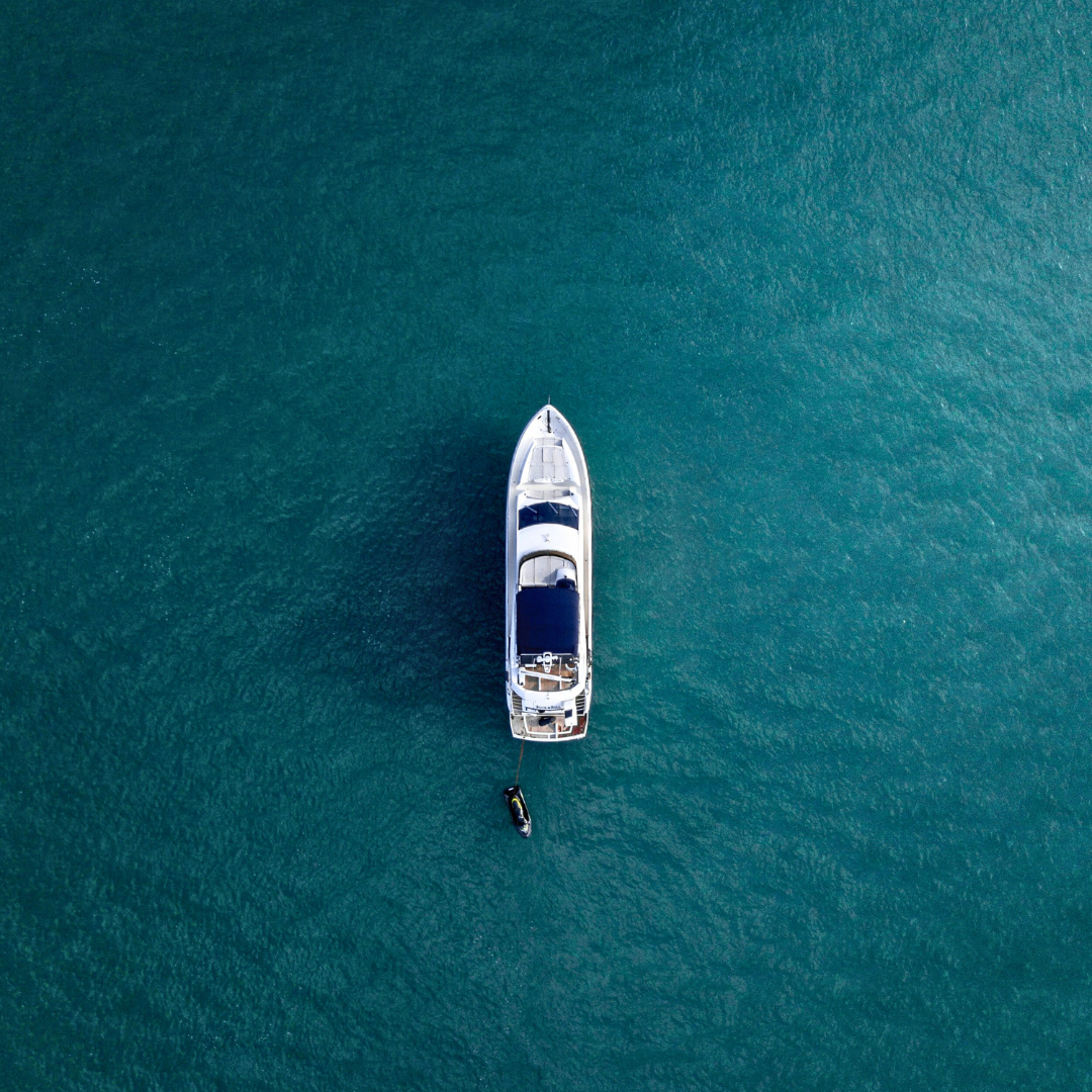 Boat On a Emerald Sea 